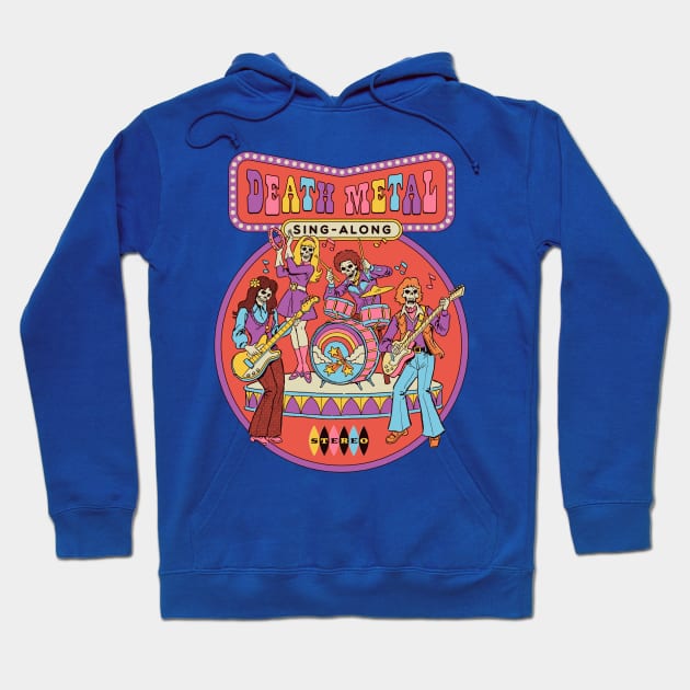 Death Metal Sing-Along Hoodie by Steven Rhodes